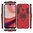 Slim Armour Tough Shockproof Case / Finger Ring Holder for Oppo AX7 - Red